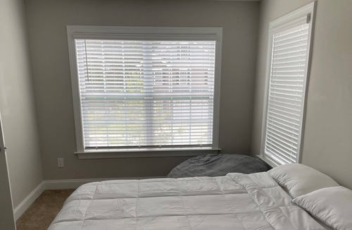 Fuquay-Varina House | Spacious Bedroom with Private Bathroom