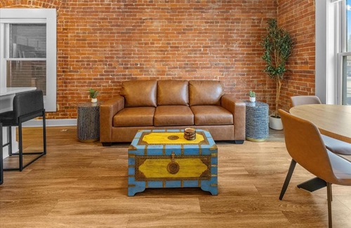 Lockerbie Square Apartment | Steps away from Mass Ave Restaurants and Big Patio