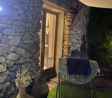 Piedigriggio House | Studio Bas de villa avec grande terrasse