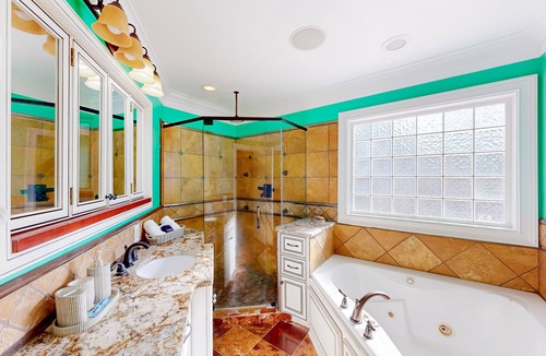 Chester County House | Unique property with retro room, fireplace, hot tub & pool