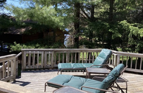 Town of Webb Cottage | Waterfront Adirondack privacy while walking to Old Forge village