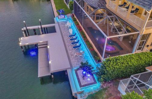 Marco Island House | Waterfront home with pool, spa and 2nd floor balcony
