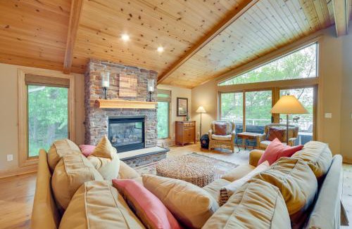 Almelund House | Wisconsin Vacation Rental w/Fire Pit on Long Lake