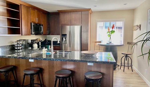 Apt 9: Beautiful apartment for families near a beach.
