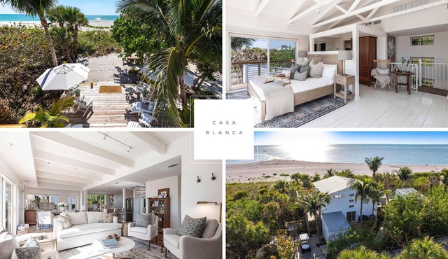 Casa Blanca on the Gulf: Elegant Beachfront Oasis