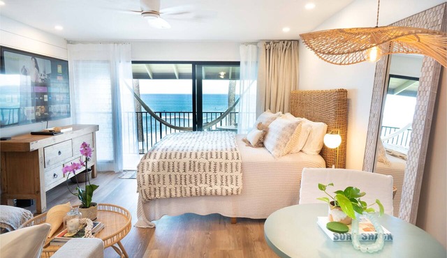 Chic Oceanfront Escape-Boutique Studio-Noelani 219-Cold AC-Amazing Ocean View