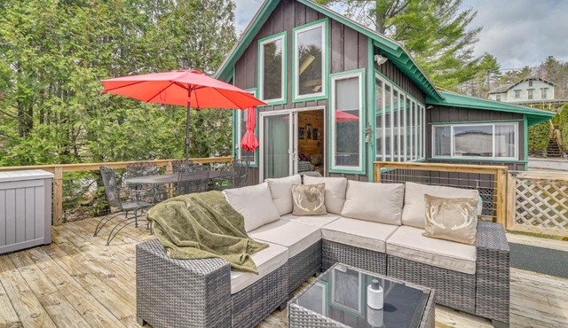 Cottage w/Shared Beach, Great Views, Walk to Town