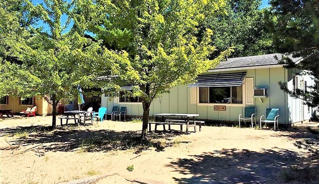 Cozy Cottage one block from gorgeous Lake Michigan. Two Duplex cottages.