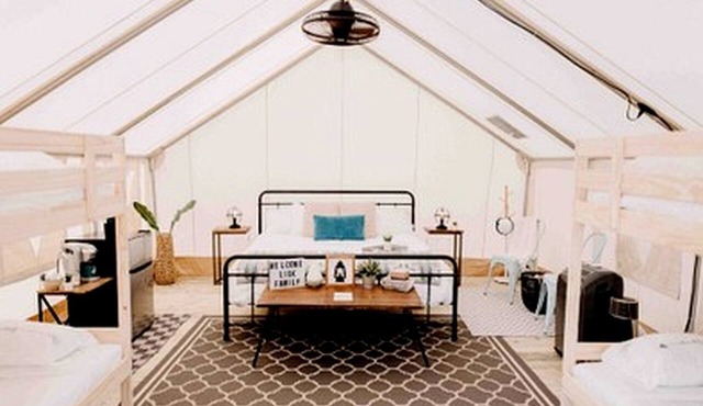 Fantastic Tented Cabin with Fire Pit in Sarasota, Florida