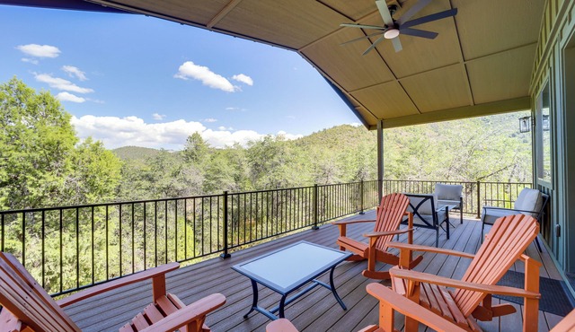 Games & Outdoor Seating: Cabin in Scenic Payson!