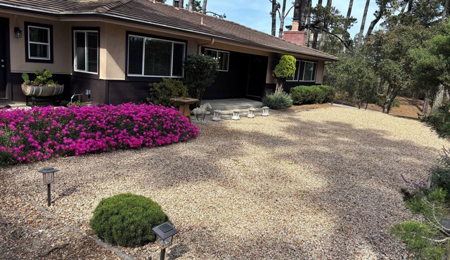 Gracious 3-bedroom Pebble Beach Home in Quiet, Convenient Wooded Area