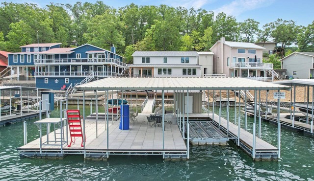 Just Dock It | Lakefront Luxury for the Whole Family | Sleeps 14+ | Private Dock + Game Room