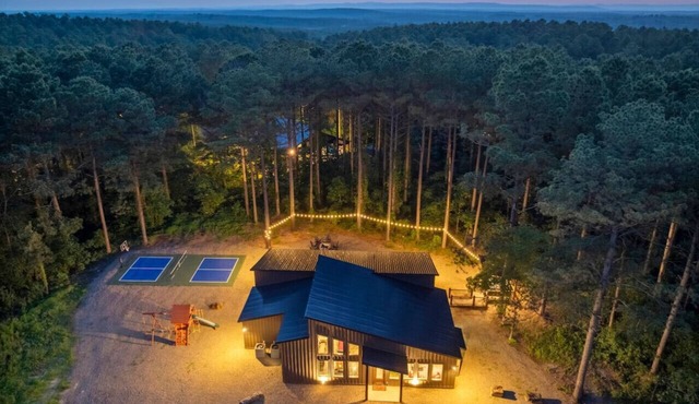 Kilted Heron Lodge · Pickleball/Basketball Court + Gameroom, 5 King En-Suites