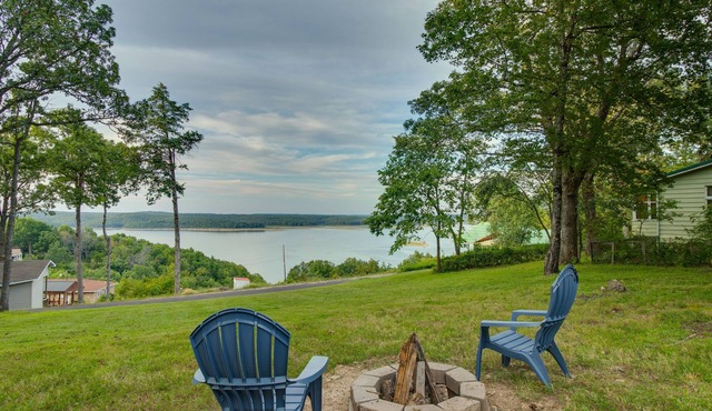 Lake-View Mountain Home Retreat w/Fire Pit!