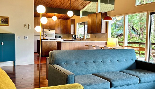 Mid-Century Modern Getaway in the Woods