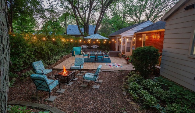 Mid-Mod Retreat | Private Hot Tub + Fenced Yard