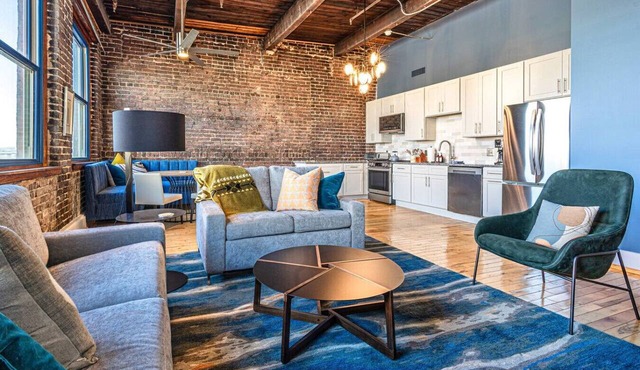 Modern Industrial Loft | Walk Anywhere Downtown