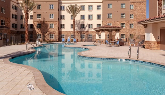 Modern Studio + Outdoor Pool + Hot Tub | 24 Hour Business Center + Fitness Center