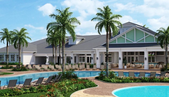 New executive home 4 bed & 3 bath with private pool in gated community. n