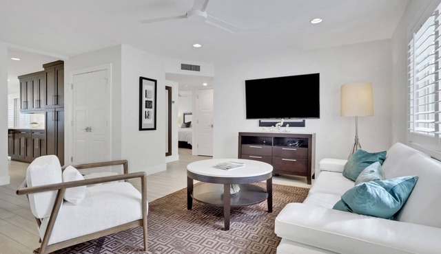 NEW! Modern Park Shore Condo—Walk to Everything