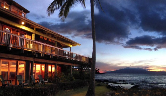 Private Ocean Front Estate on Turtle Cove, Napili. Spectacular views & location!