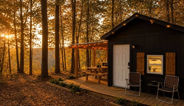 Private Off-Grid Cabin on a Bluff in Sequatchie