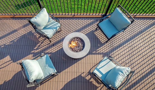 Rooftop & Game Room | Patio | Fireplace