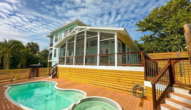 Solitude North Captiva, Carts, Dock, Private Pool, Club, Sleeps 12