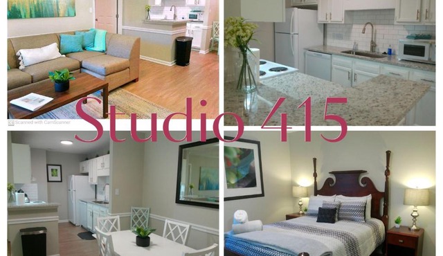 Studio 415 Spring Lake - Fayetteville near Fort Bragg - Ground Level Studio with Self Check-in - Perfect for short or long-term stays