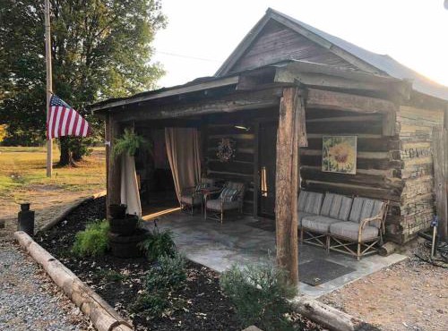 Sunset Log Cabin