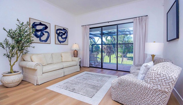 Tin Cup - Beachview Estates home with pool on golf course
