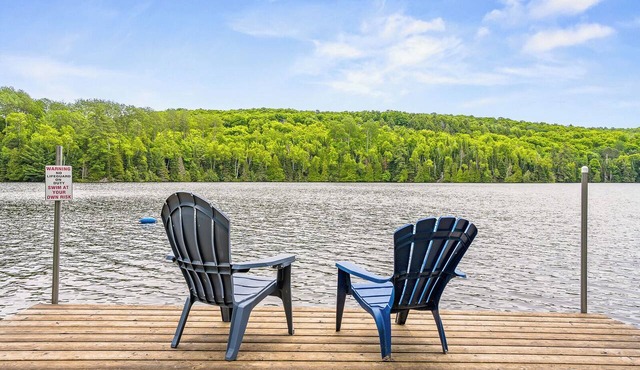 Two Peaceful Lakefront Cottages on beautiful Cardiff Lake. Perfect for families. in Harcourt