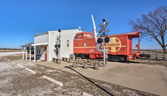 Unique Joplin Gem: Converted Train Car Studio