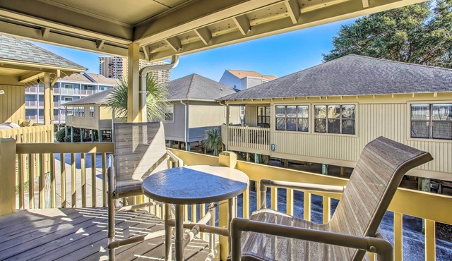 Walk to Apache Pier: Coastal Condo w/Pool Access