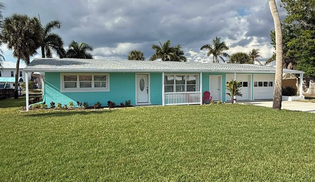 Waterfront + 2Bed + No Bridge Gulf Access + Dock + Beaches + Pool coming soon!